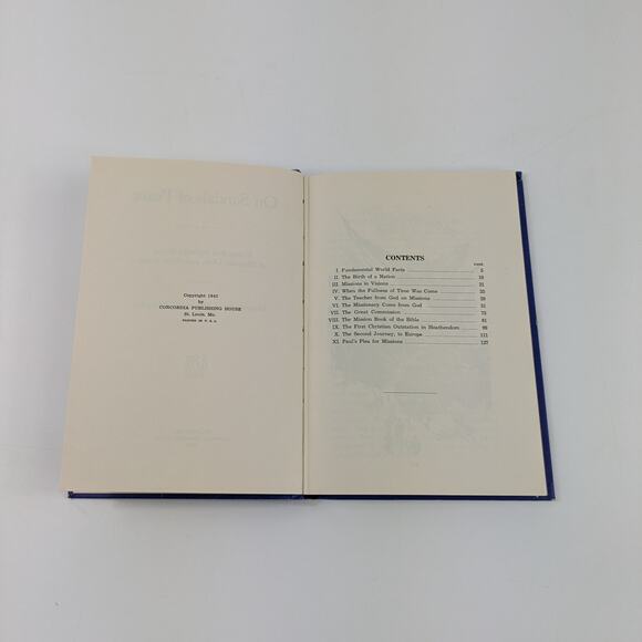 Religious Evangelical Lutheran Book Set 1940s Sandals Peace Wings Faith Bible - Picture 5 of 16